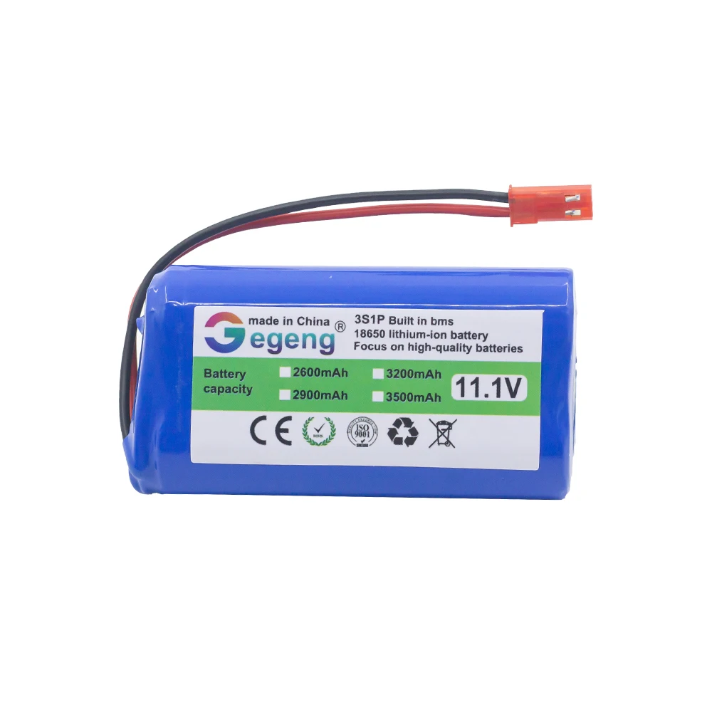 11.1 V 2600mah/3200mah/3500 mAh Li-Ion Batterij 12V voor Chuwi ilife V1 V3 X3 V3 V5 X5 V5S CW310 ecovacs CEN250 Panda BTG90 3s1p