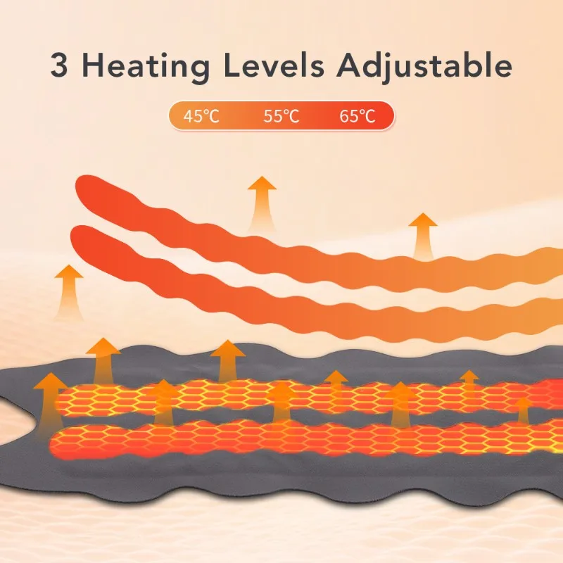 

AT19-Hand Massager Heating Wristband Cordless Hot Compression For Carpal Tunnel Relief Belt Muscle Fatigue Wrist Guard