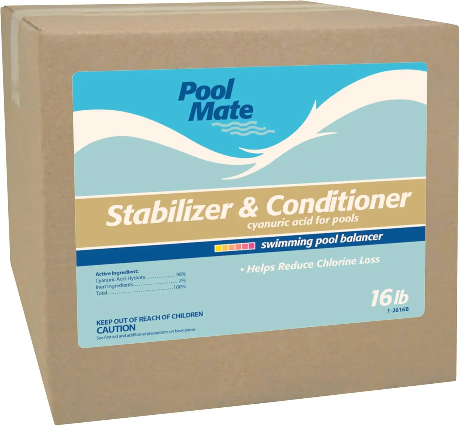 

Premium Pool Stabilizer & Conditioner, Concentrated Cyanuric Acid for Pools, Helps Chlorine Last Longer