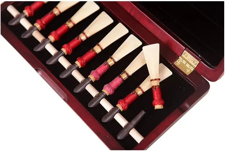 Bass pine wood tube instrument special reed box professional high - grade reed folder