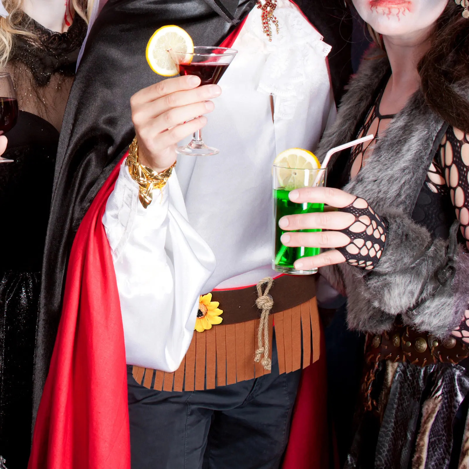 

1Set Scarecrow Straw Hat Headband Costume Accessories Set Lightweight Felt Scarecrow Cuffs Wizard Hat for Halloween Carnival