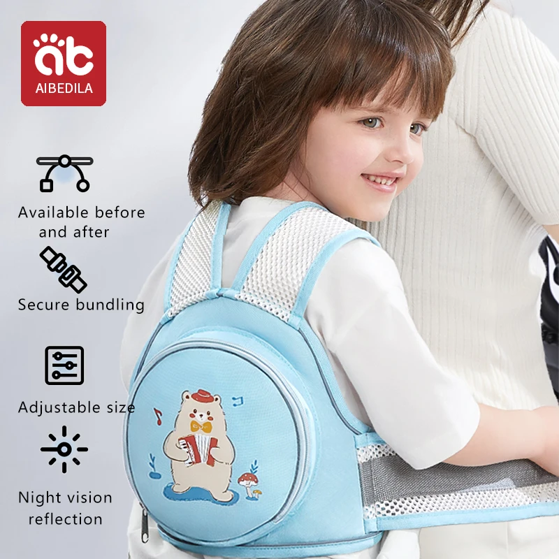 

Universal Motorcycle Safety Belt Adjustable High Strength Seat Belt Reflective Strap Non-Slip Kids Seat Harness for Children