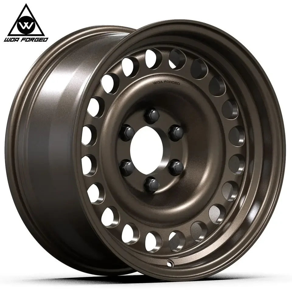 WOAFORGED 6x139.7 الطرق الوعرة مزورة الشفاه عجلات الحافات 4x4 سبيكة الرجعية ل جيب رانجلر تويوتا ثاندرا هايلكس 4 عداء الحارس F150