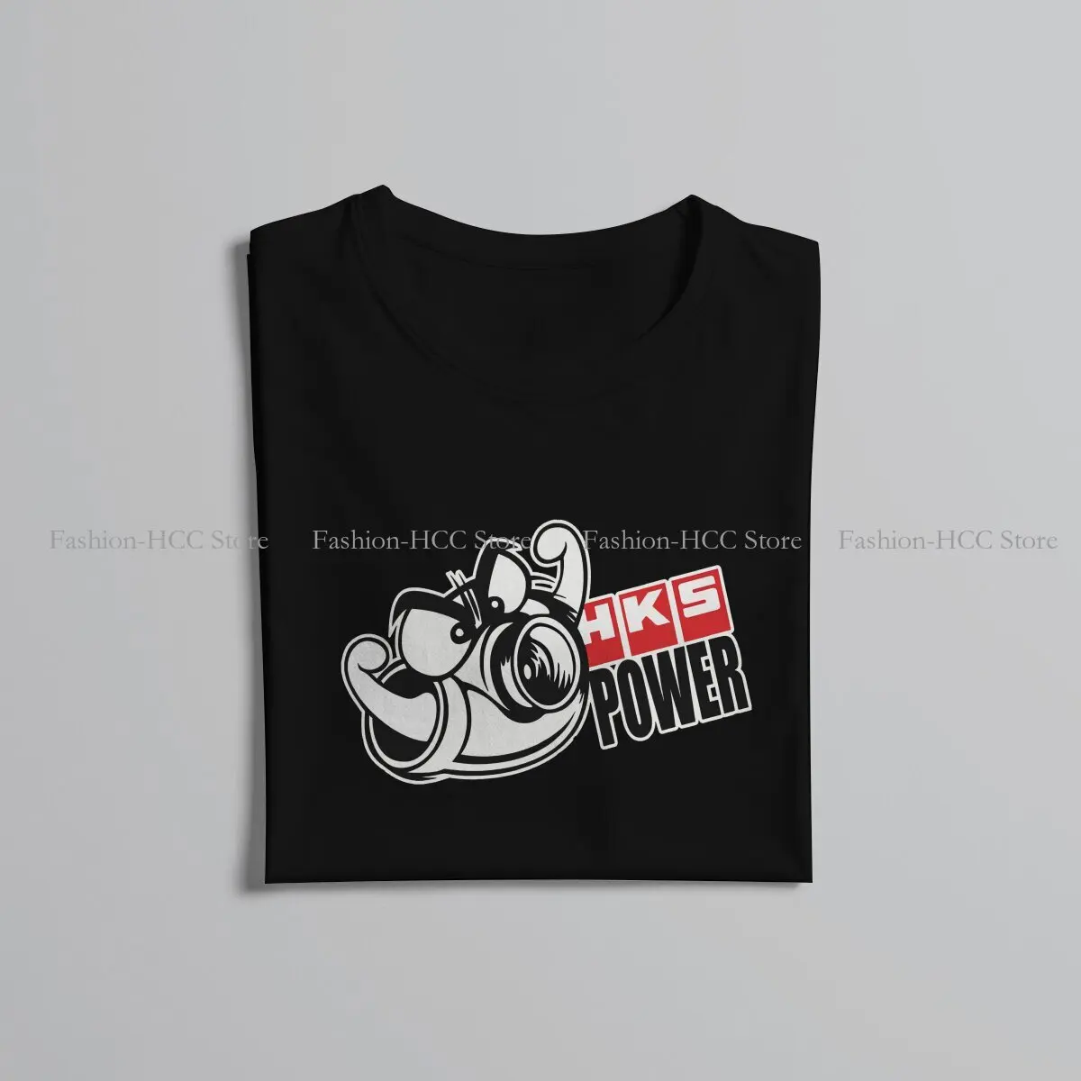 HKS Power Turbo O Neck TShirt HKS Classic Polyester T Shirt Men Clothes