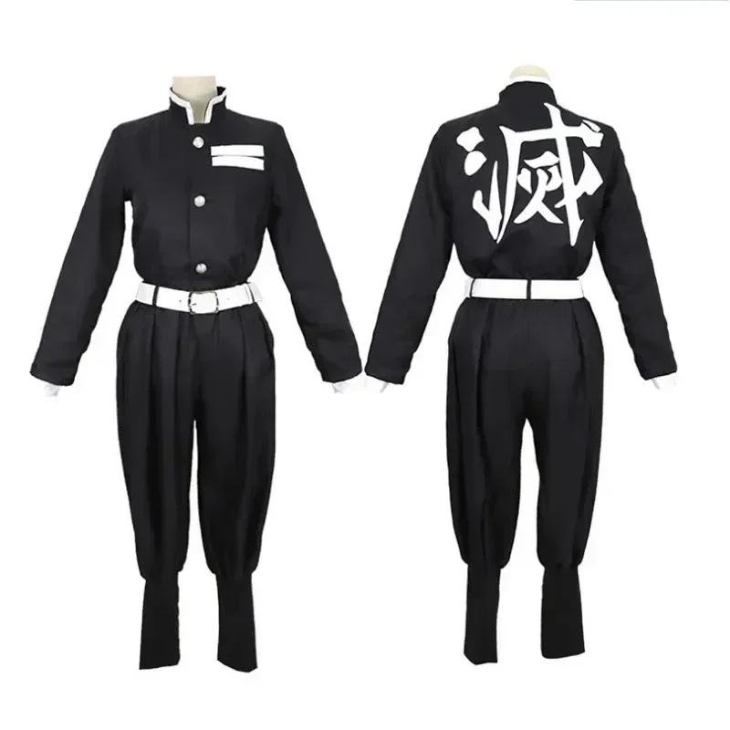 Anime Kimetsu No Yaiba Tomioka Giyuu Cosplay Costume Accessories Suit Uniforms Costumes Wig Child Adult Party Gift