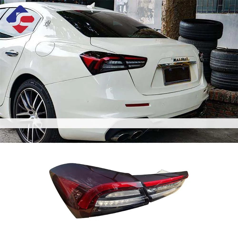 

LED Taillight Rear Lamp for Maserati Ghibli 2021-2022 old upgrade new Taillamp car accessories rock lights