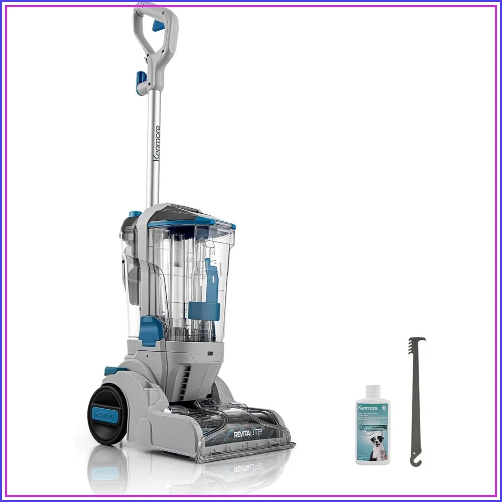 Portable Carpet Cleaner Machine with High Cleaning Power, 3.2L Clean Tank & 1.4L Dirty Tank, 25ft Cord, Dual Brushrolls for Rug & Upholstery