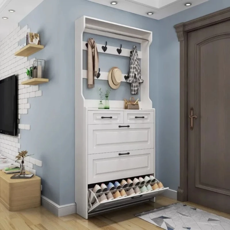 المهنية توفير المساحة رفوف الأحذية معطف الشماعات مدخل تخزين الأحذية الرخيصة رفوف لهجة الجمالية Archivadores ديكور المنزل #2