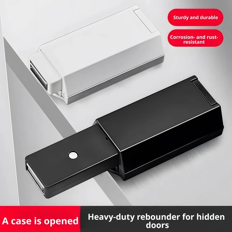 Heavy Duty Push-to-Open Cabinet Rebounder Magnetic Hidden Door Spring Closer Touch Latch for Wardrobe Drawer - Press Type