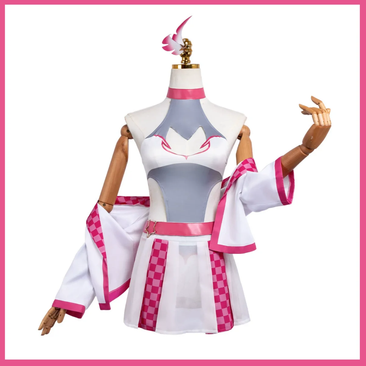 أزياء أنيمي مصير/كاليد اينر إيلياسفييل فون آينزبرن التأثيرية أزياء سباق السيارات الموحدة تنورة حللا شعر مستعار امرأة مثير كرنفال البدلة