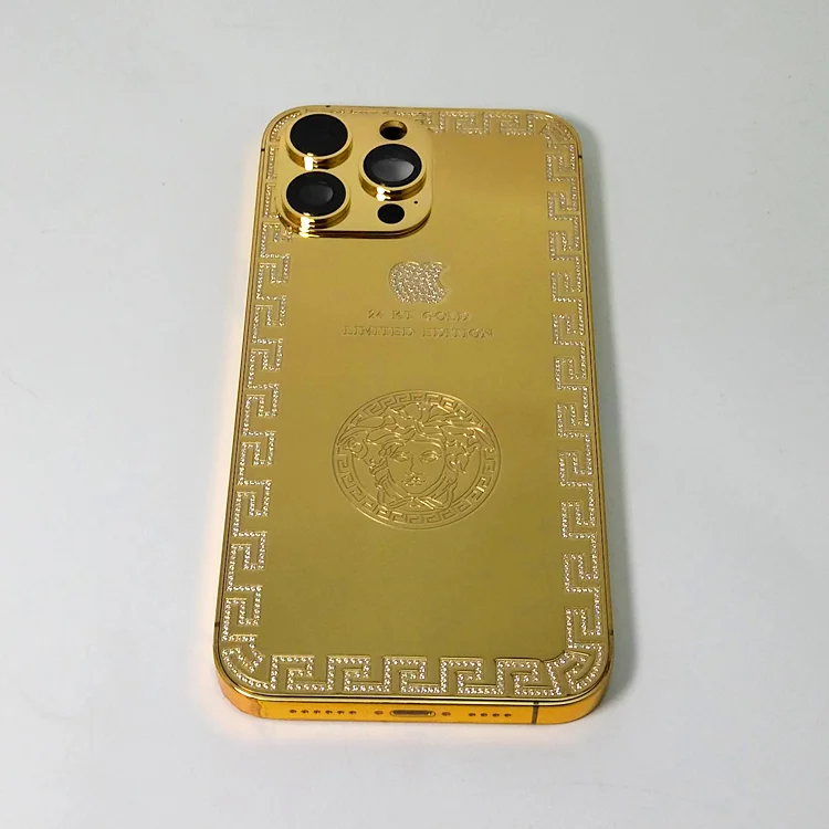 

Новый Гальванизированный Золотой стеклянный корпус, подходит для iphone, лидер продаж, Роскошная золотая рамка с циркониевым корпусом