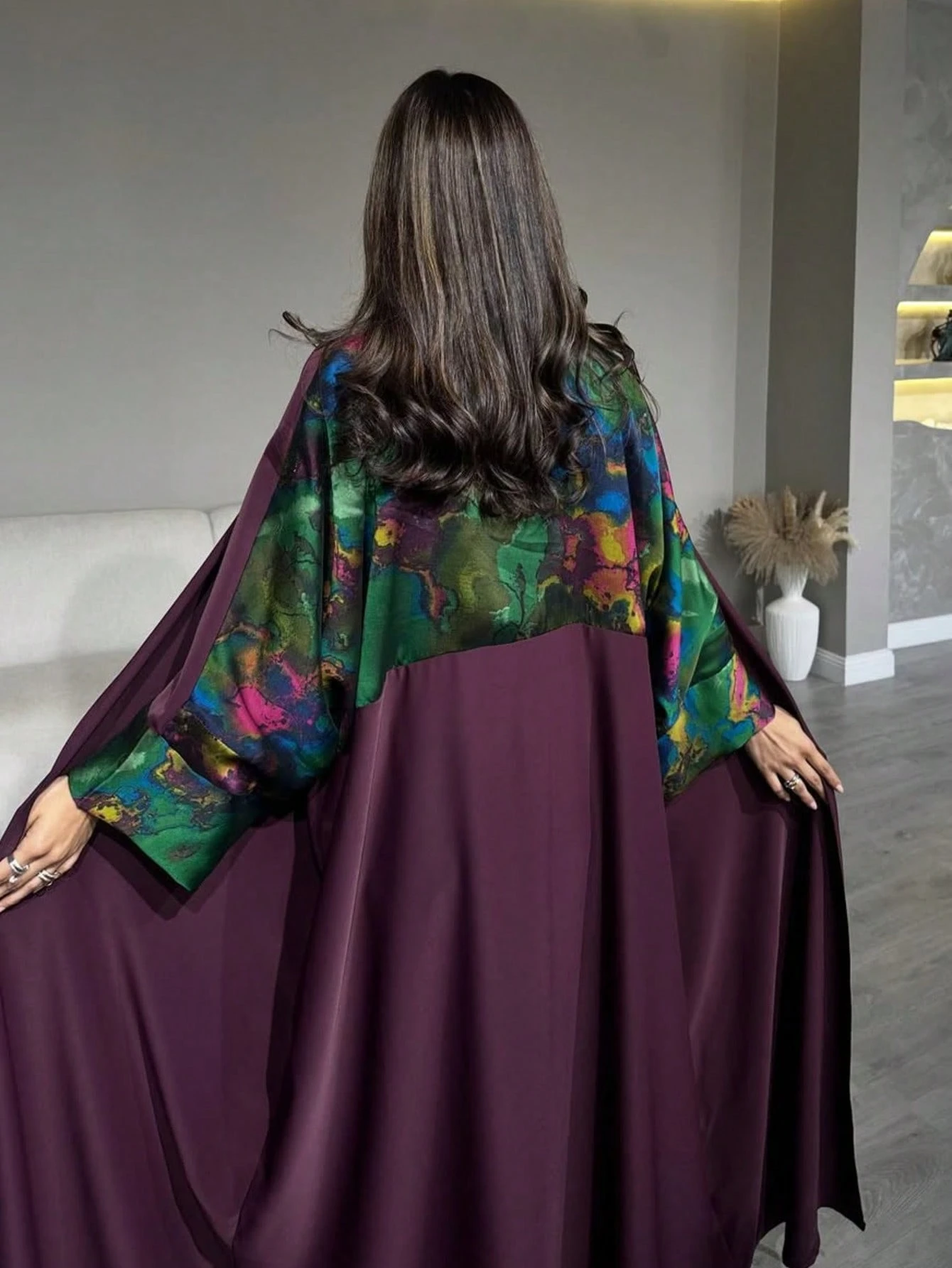 Abaya Larga da Donna + Hijab D - Tie Dye Two Piece recensione e prezzo
