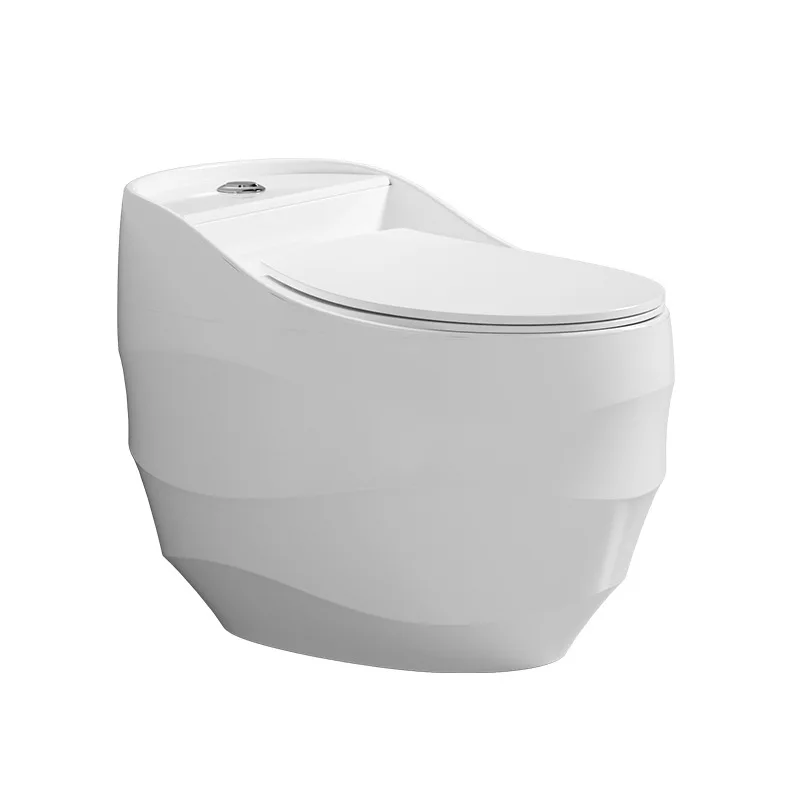 

New household ceramic toilet Color small apartment toilet Siphon silent high-impact creative toilet