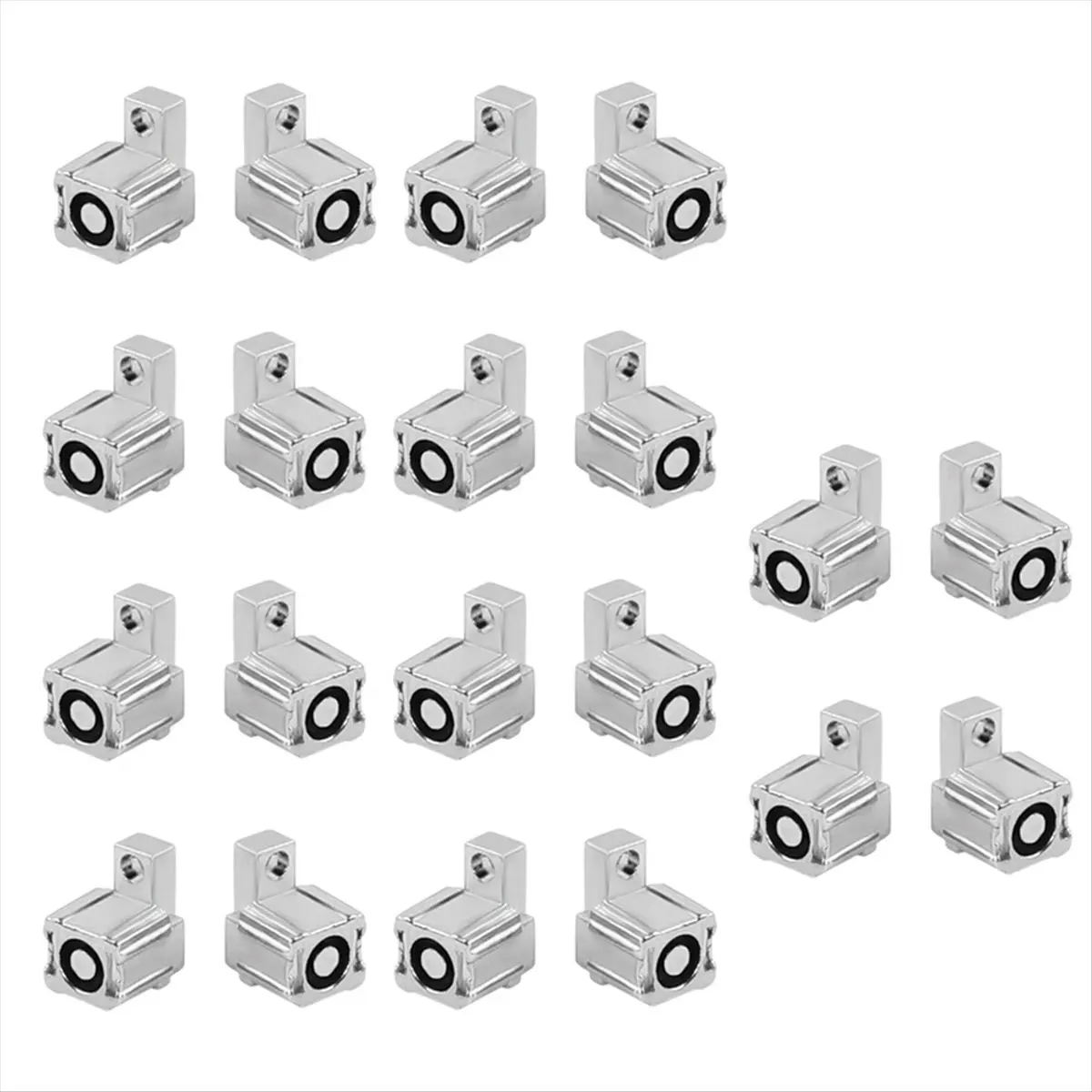 L73A NEW 10 Pairs Replacement Latches Metal Lock Buckle Switch/ Repair Parts