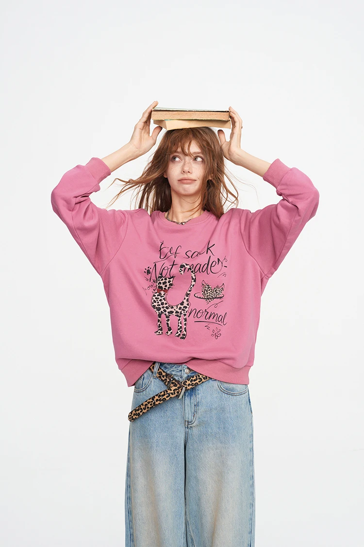 ELFSACK Damen-Sweatshirt mit Grafik- und Slogan-Print, Alltags-Outdoor-Oberteil – Detail 32