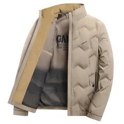 High Quality Men's Casual Lightweight Duck Down Jacket 2025 Autumn Winter Warm Puffer Coat Outwear Loose Windproof Tops Clothing