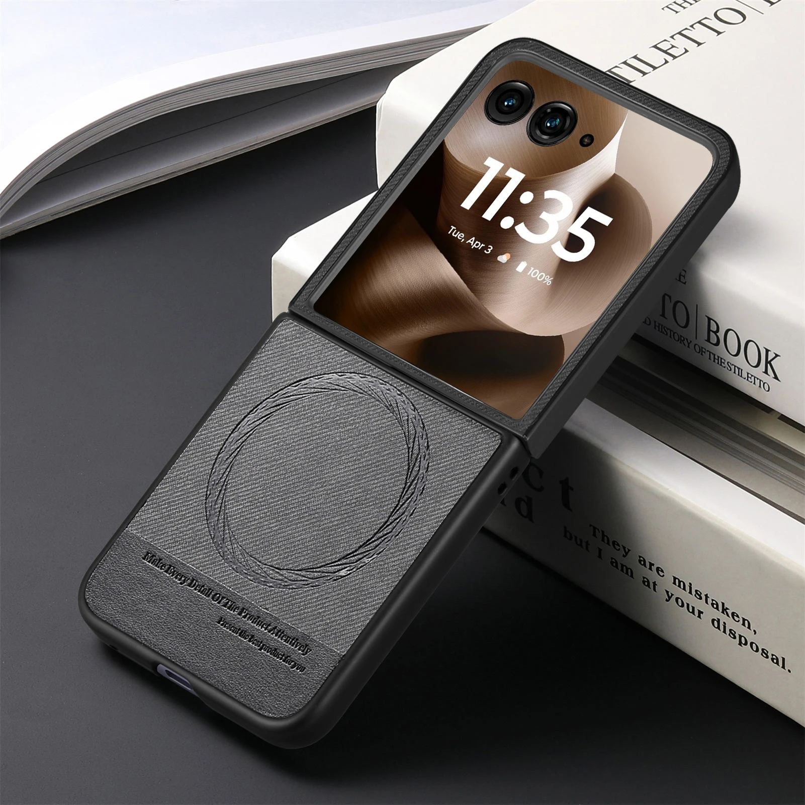 Anti-Slip Leather Case for MOTO Razr 70 Ultra 2026 5G 2025 Razr 50 60 2024 Razr70 Razr60 Protective Cell Phone Bag Funda Capa