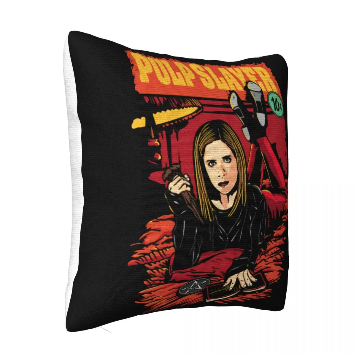 Buffy The Vampire Slayer X Mia Wallace Pulp Fiction Black Willow S 6Xl Cheap Price Casual Halloween Pillow Case