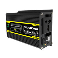 DC 12V To AC 110/220V Intelligent Power Inverter Dual USB Car Voltage Transformer 3000W Vehicle Smart Inverter for RV Caravan