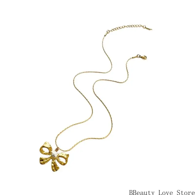 سلسلة الترقوة مجوهرات القوس/قلادة القلب مزخرفة قلادة ضبط #1