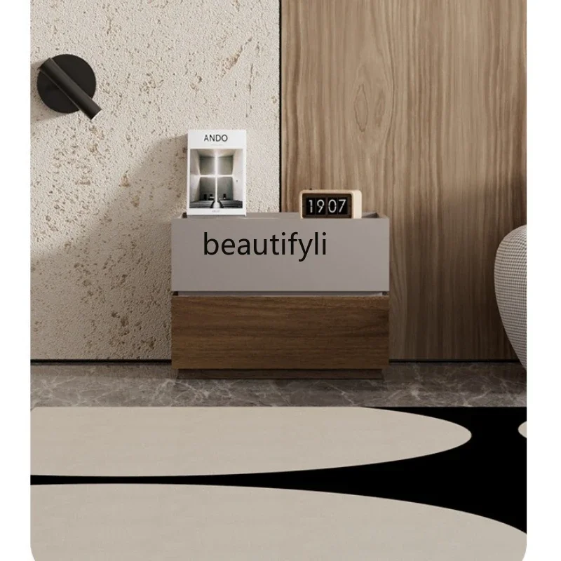 z JBedside خزانة تخزين من الخشب الصلب ورف بجانب السرير وطاولة بجانب السرير الراقية