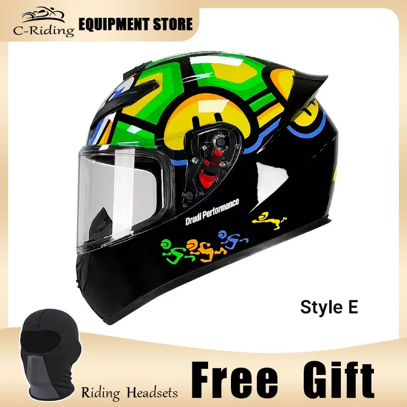 High Quality Full Face Motorbike Helmet Men Women Racing Motorcycle helmet DOT capacete casqueiro casque