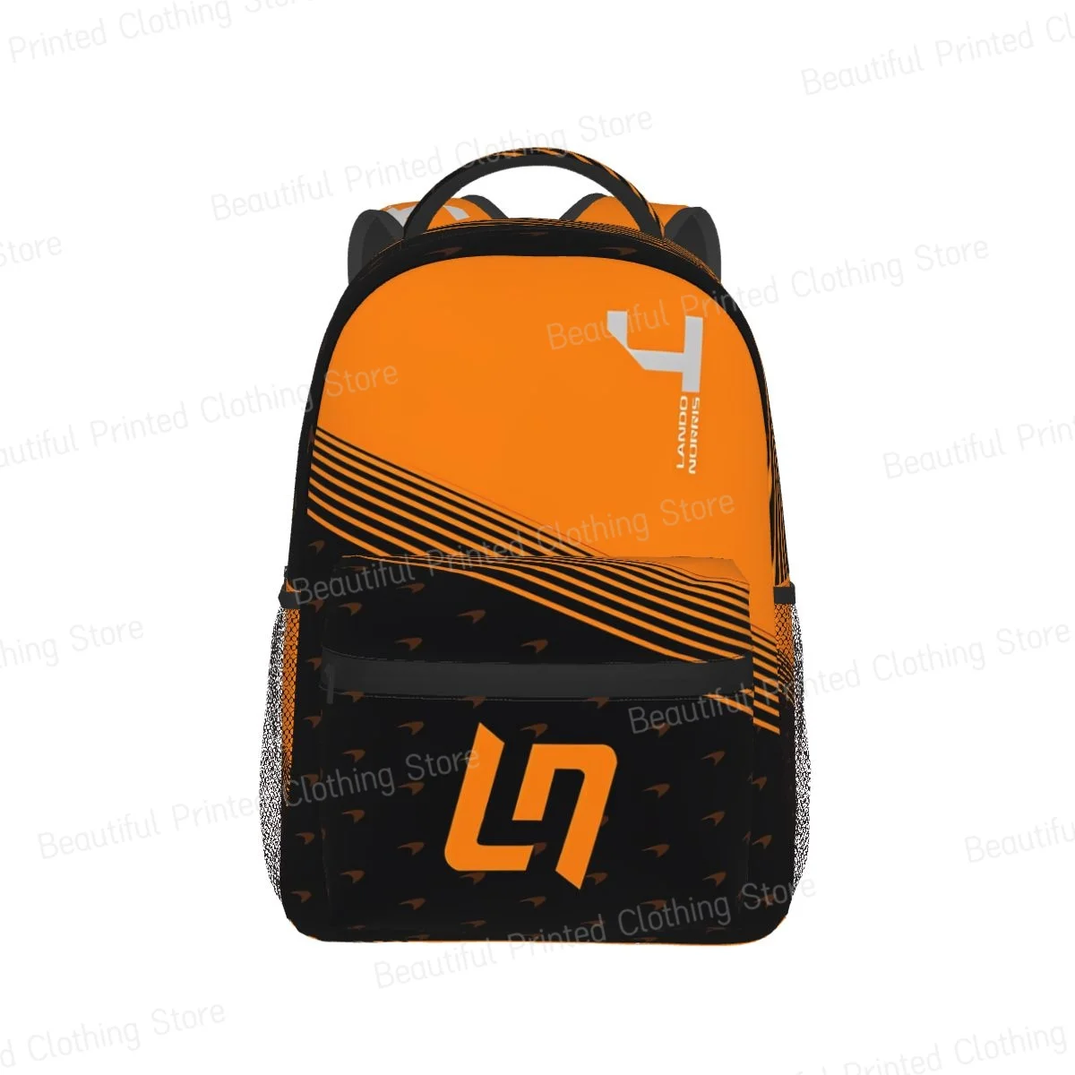 Lando Norris Mochilas de viagem Lazer Computador Mochila Adolescente Mochila Portátil Versátil