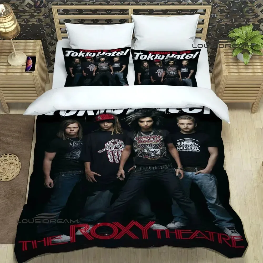 Picture 5: Tokio Hotel band Comfortable Duvet Quilt Cover Pillowcase Bedding Set Children Bedroom Decoration Home Textile