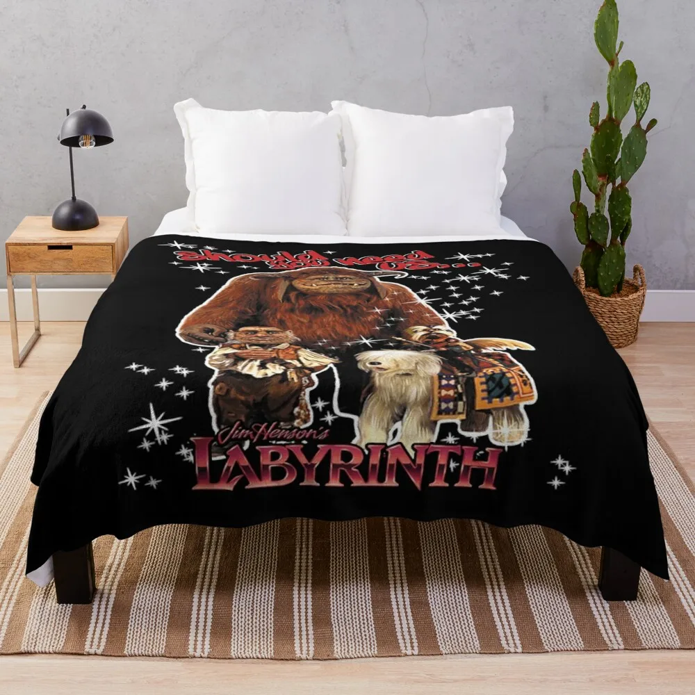 

Should you need us the labyrinth film idol art gift for fans Throw Blanket Retro Blankets Tourist Blanket