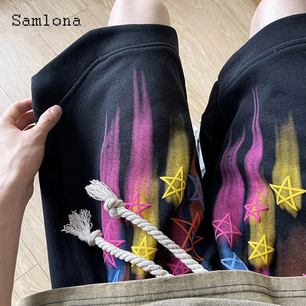 Men Casual Running Shorts  Stylish simplicity Fashion Printed Short Cross-pant Men\'s Drawstring Hotpants Gym sports shorts Y2K