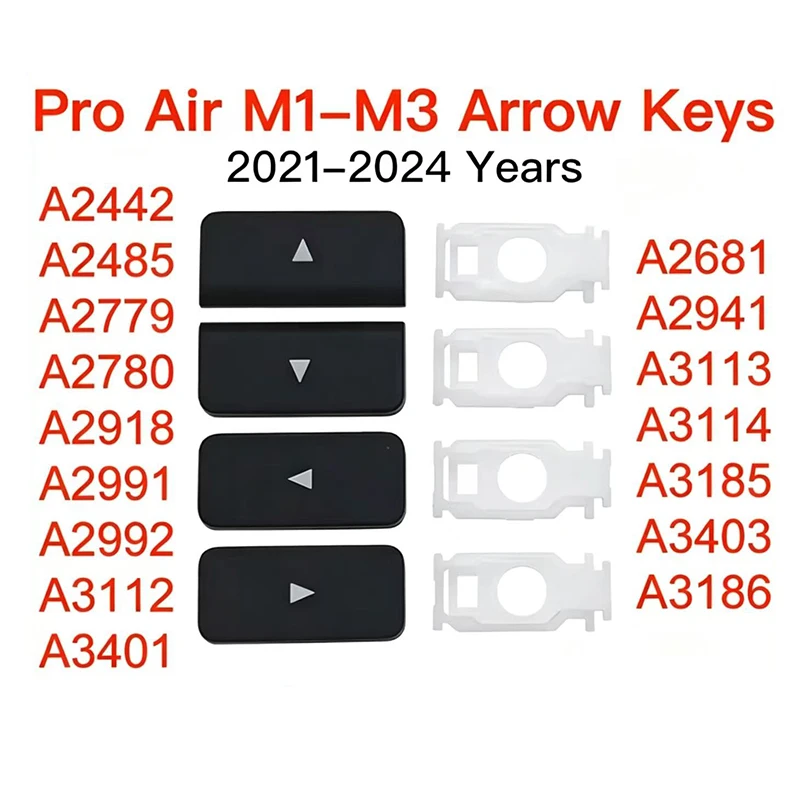 

New Arrow Keycap Key Hinge Up Down Left Right For MacBook Pro 13" 14" 16" A2442 A2485 A2779 A2780 A2991 A2992 A3401 A3403 A3185
