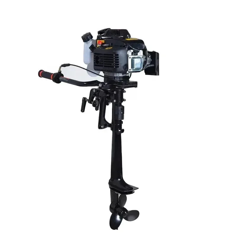 4 Stroke F4HP Gasoline Boat Engine Outboard Motors for Fishing Boat Outsoors, Fishing Inflatable Boat Hookup