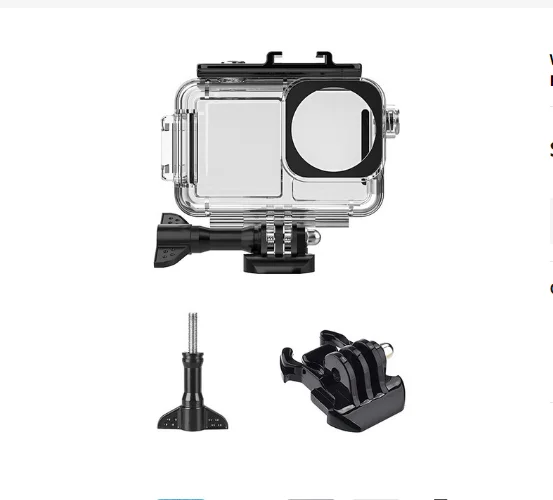 

40M Underwater Waterproof Case for Dji osmo Action 2 3 4 5 Camera Protective Surfing Diving Accessory Housing Case