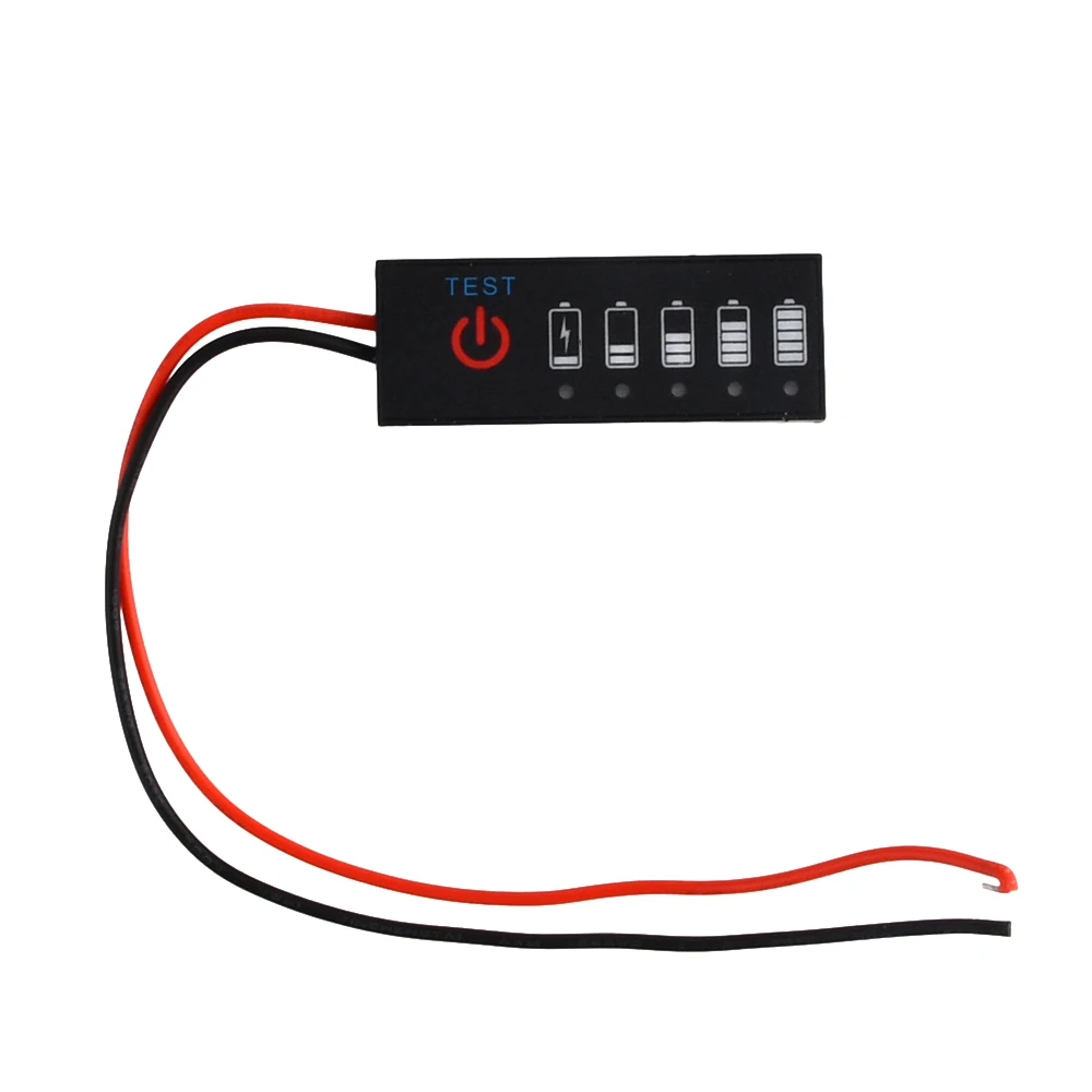 Lithium Battery Power Indicator With Anti-Reverse Connection Function For Led Voltage Display Lithium-Ion Capacity Charging Test
