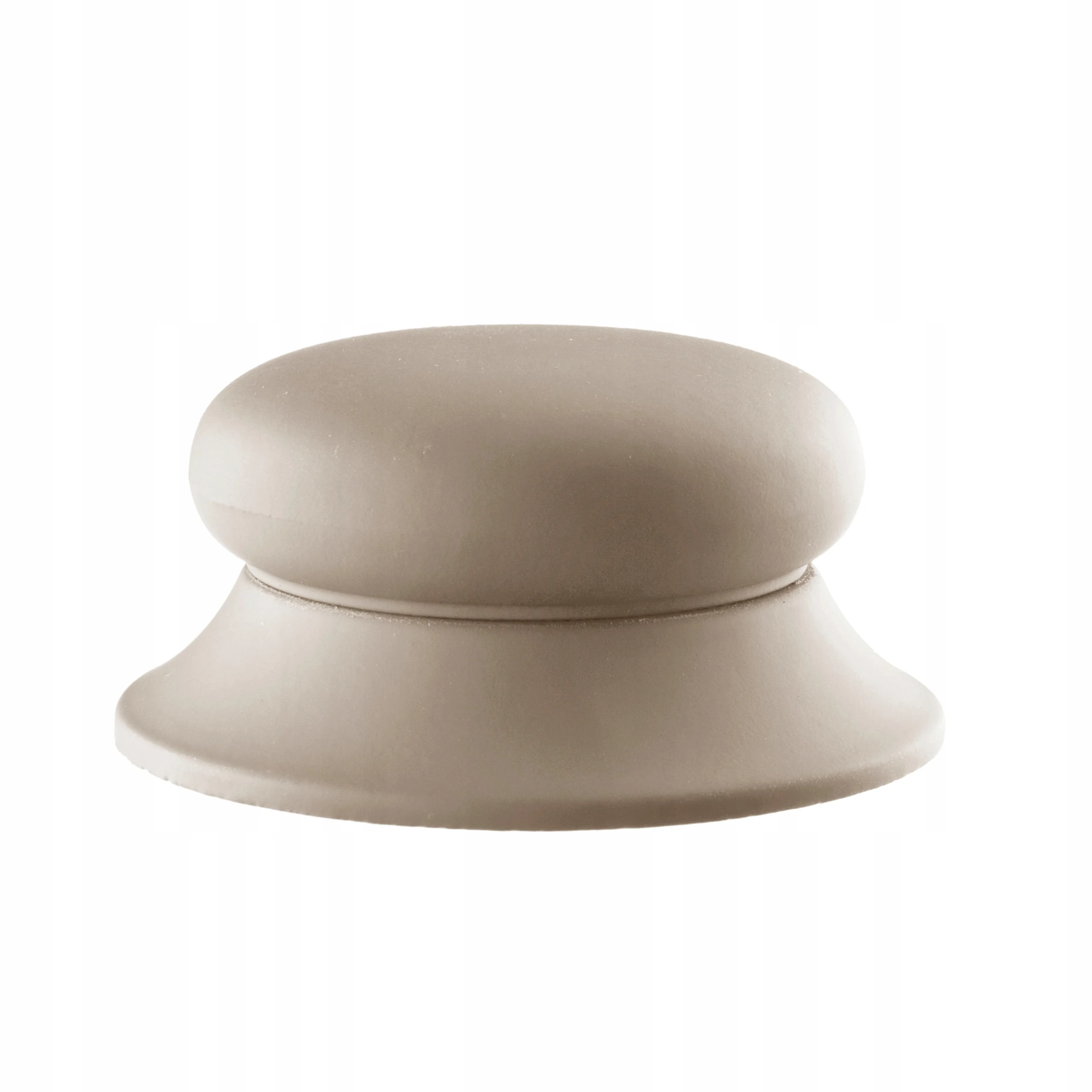Siliconen handvat voor glazen deksel beige
