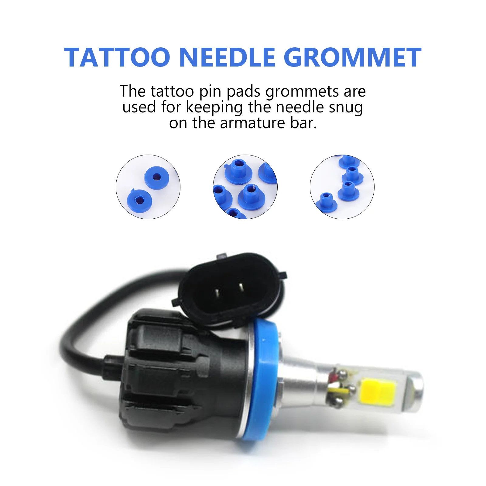 Tattoo Rubber Grommet 100Pcs Tattoo Grommets Tattoo Rubber Grommets Soft Silicone Grommets Tattoo Machine