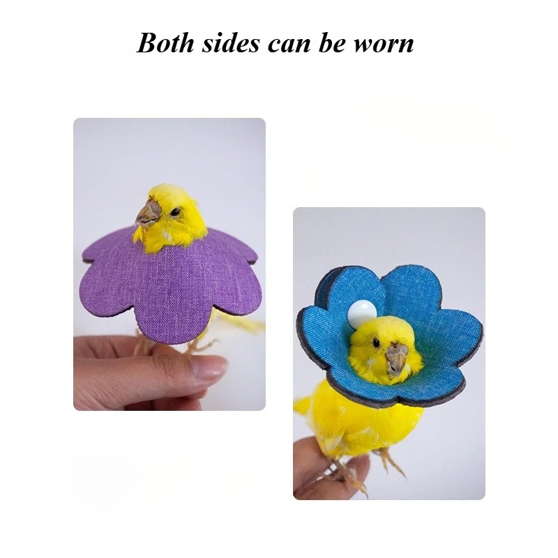 1 stücke Weiche Vogel Kragen Atmungsaktiv Für Zupfen Anti Biss Nymphensittich Papagei Vogel Kragen Komfortable Schutzhülle Kegel Kragen