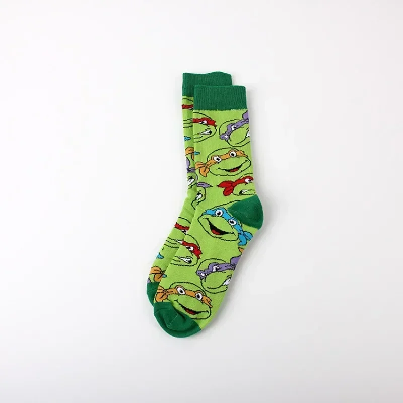 Teenage Mutant Ninja Turtles Adult Socks Stocking Cotton Warm Socks Cartoon Anime Kids Ventilate Sweat Absorption Odor-resistant view 5
