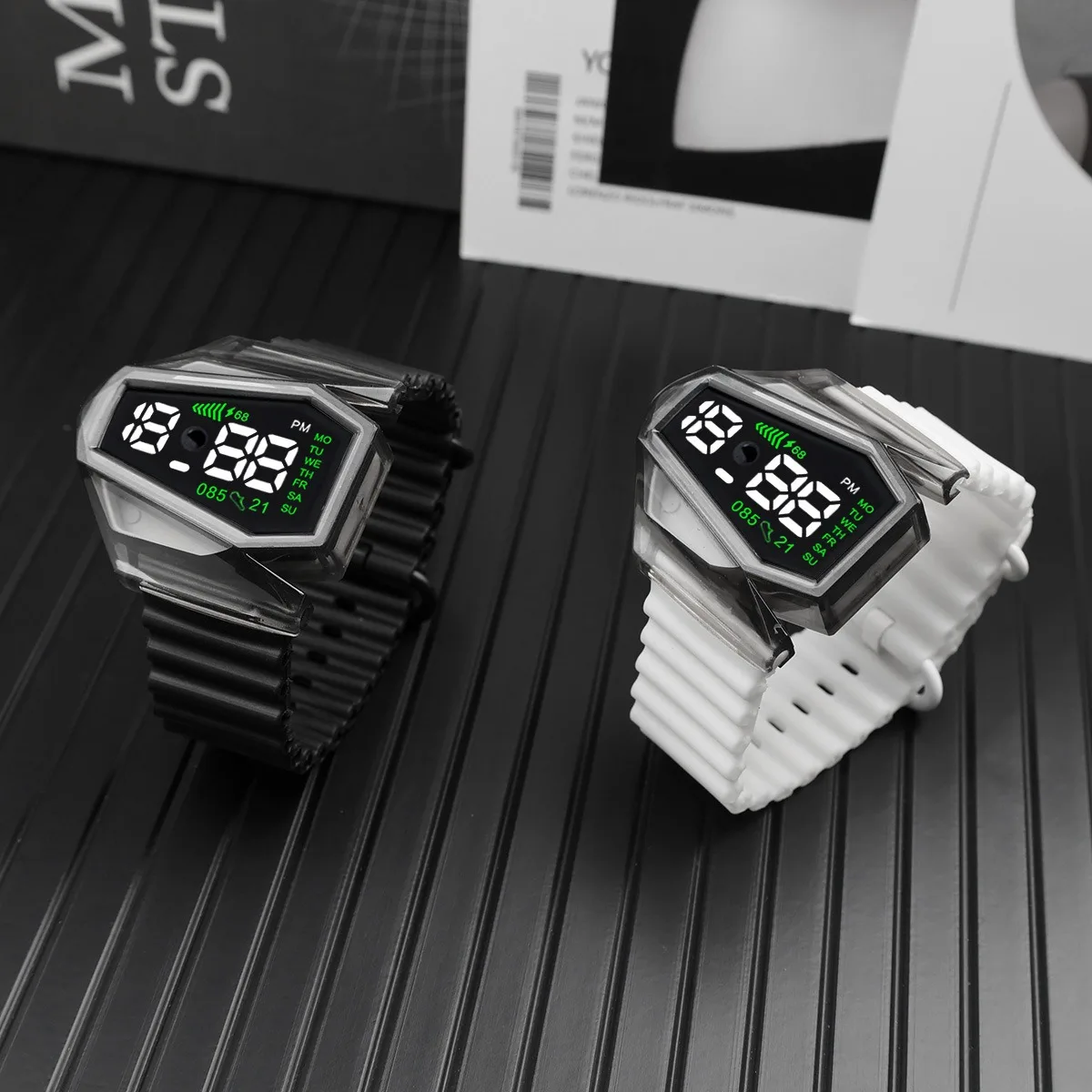 Multi-function Aircraft Watch Touch Screen Digital Kids Watches Students Boys and Girls LED Sports Electronic Watch Clock Gifts