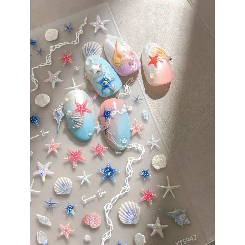 Stiker Kuku Cangkang Bintang L - Nail Art Zelda ulasan dan harga