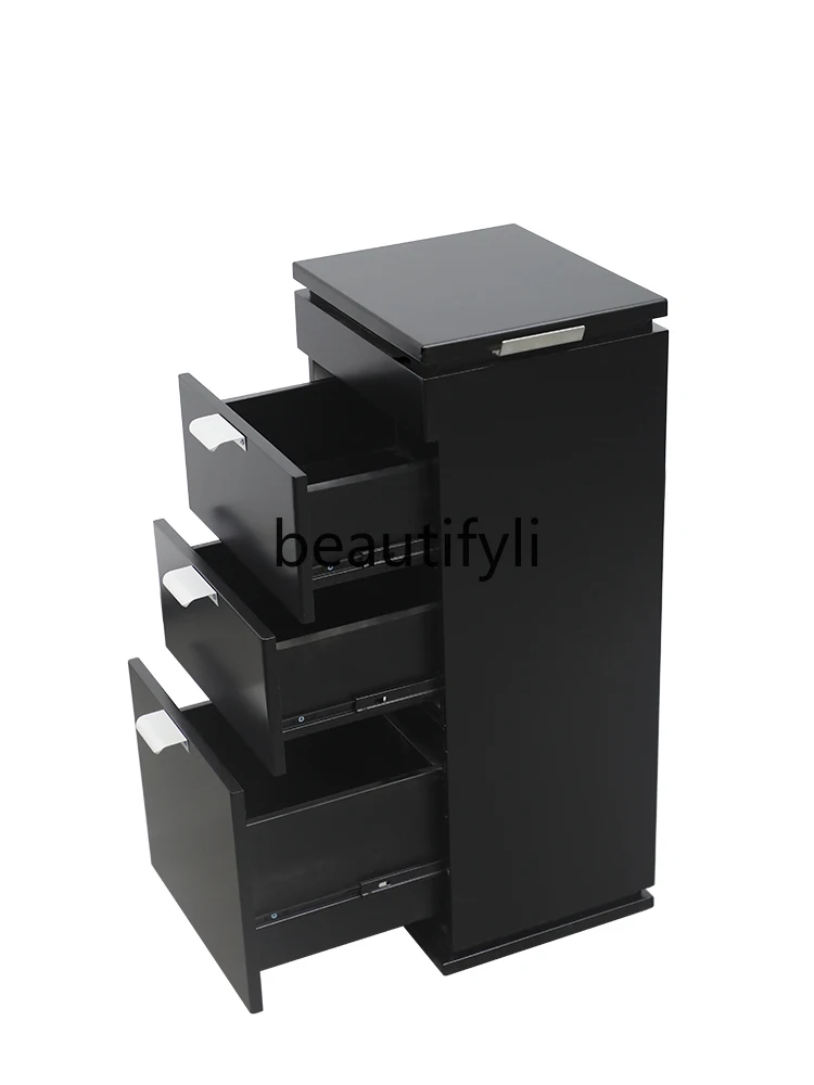 

Barber Shop Tool Cabinet Stainless Steel Tool Desk Storage with Drawer