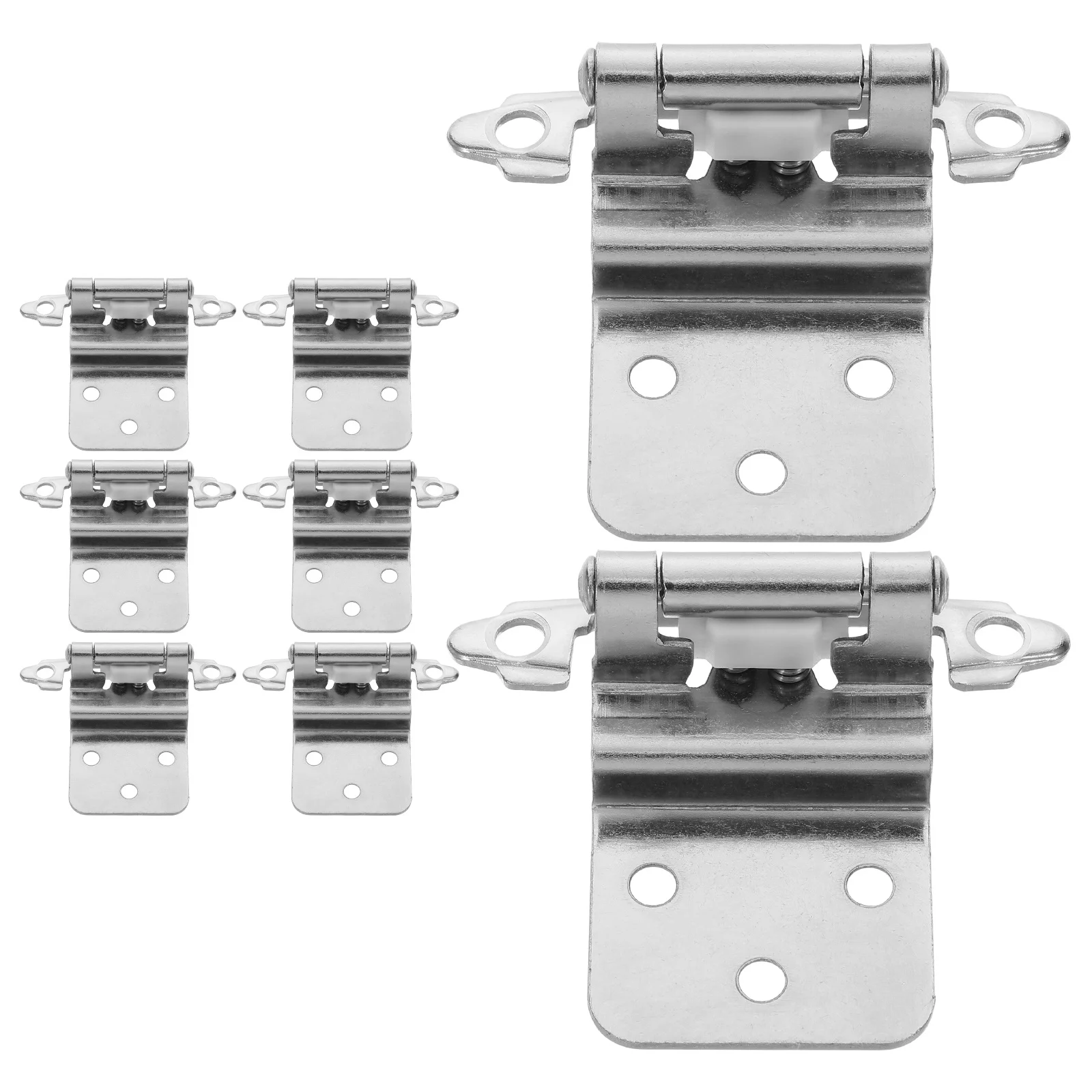 

8Pcs Flush Mount Cabinet Hinges Self Closing Concealed Soft Close for Kitchen Bathroom Furniture Hardware Soft Close Hinges