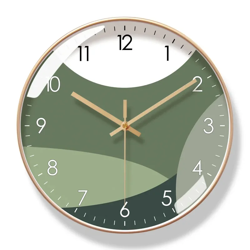 

Modern simple wall clock Living Room Clock Abstract Art Silent clock watch Modern silent sweep second quartz watch