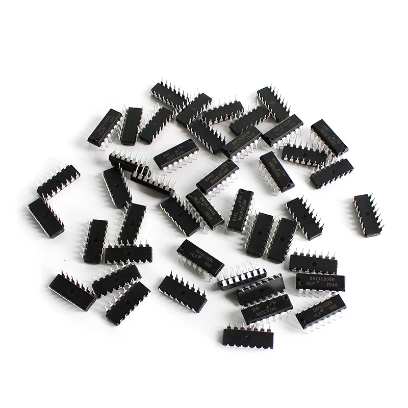 50PCS/Lot 74LS00 74LS02 74LS04 74LS08 74LS32 DIP-14 IC Chip 5valuex10pcs=50pcs Electronic Components Kit