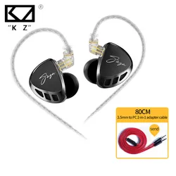 KZ Saga In Ear Gaming E-sports Earphone Stage Live Headphones Bass Fever Metal Earbuds