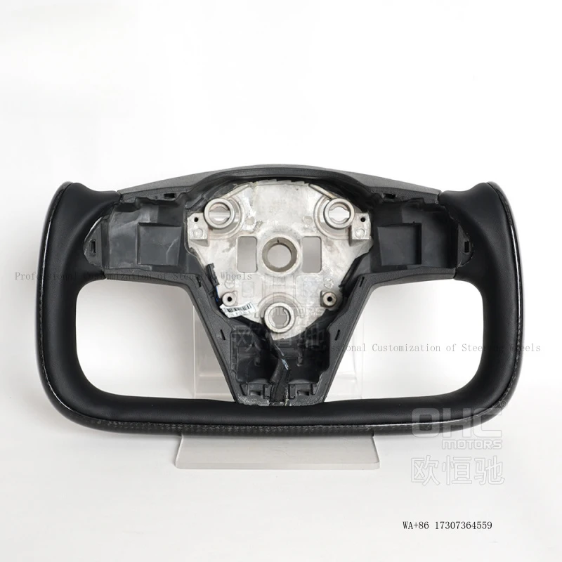Suitable for 2016-2022 Tesla Model 3 YOKE steering wheel modified carbon fiber heated car steering wheel