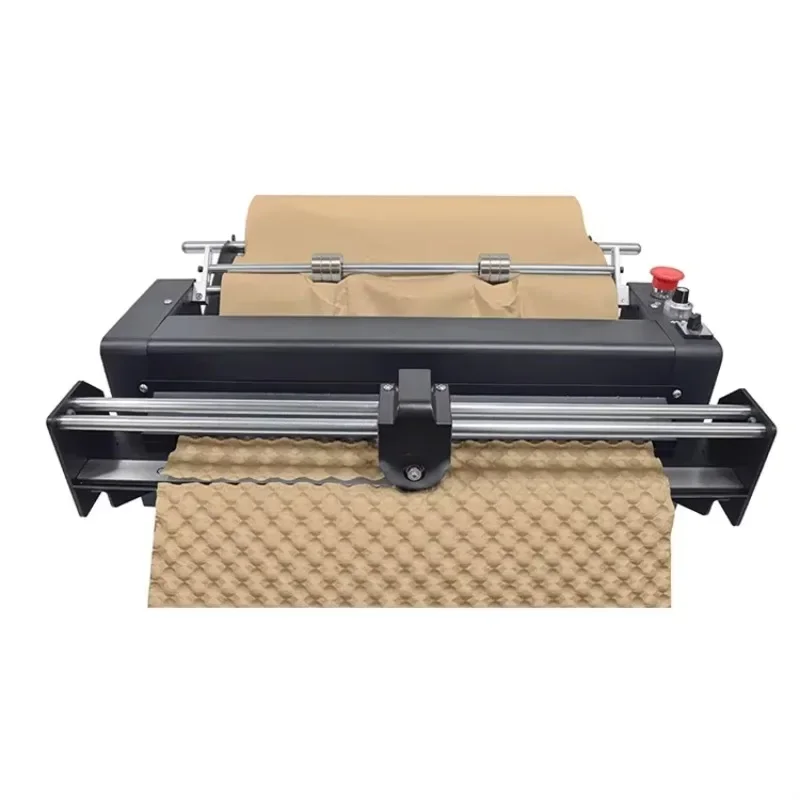perfect 2026 Professional Manufacturer Invention Automatic Making Pad Cushion Packaging Void Fill Kraft Paper Bubble Wrapping Ma