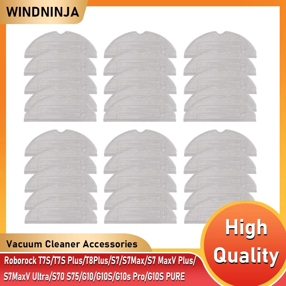 ممسحة قماش لروبوروك S7 S8 S7 Maxv Ultra S7 Max S8 Pro Ultra S7 Maxv Plus S8 + S70 S75 T7S/G10/G10S/G10s Pro روبوت مكنسة كهربائية