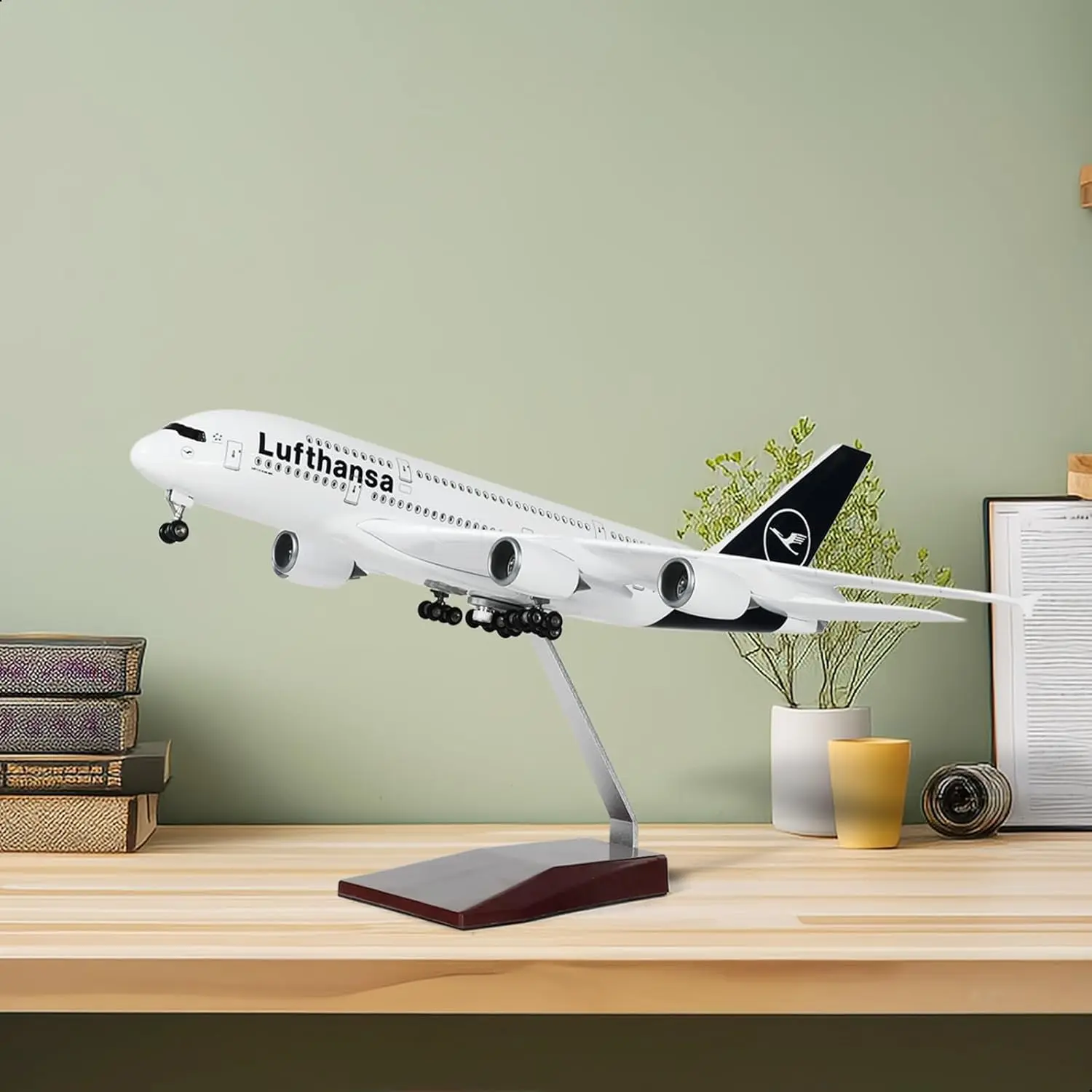 

New Lufthansa Model Plane adults fun A380 Toy Airplane Diecast Model 1/160 Scale Aircraft Children Toys Games Aeroplane Resin