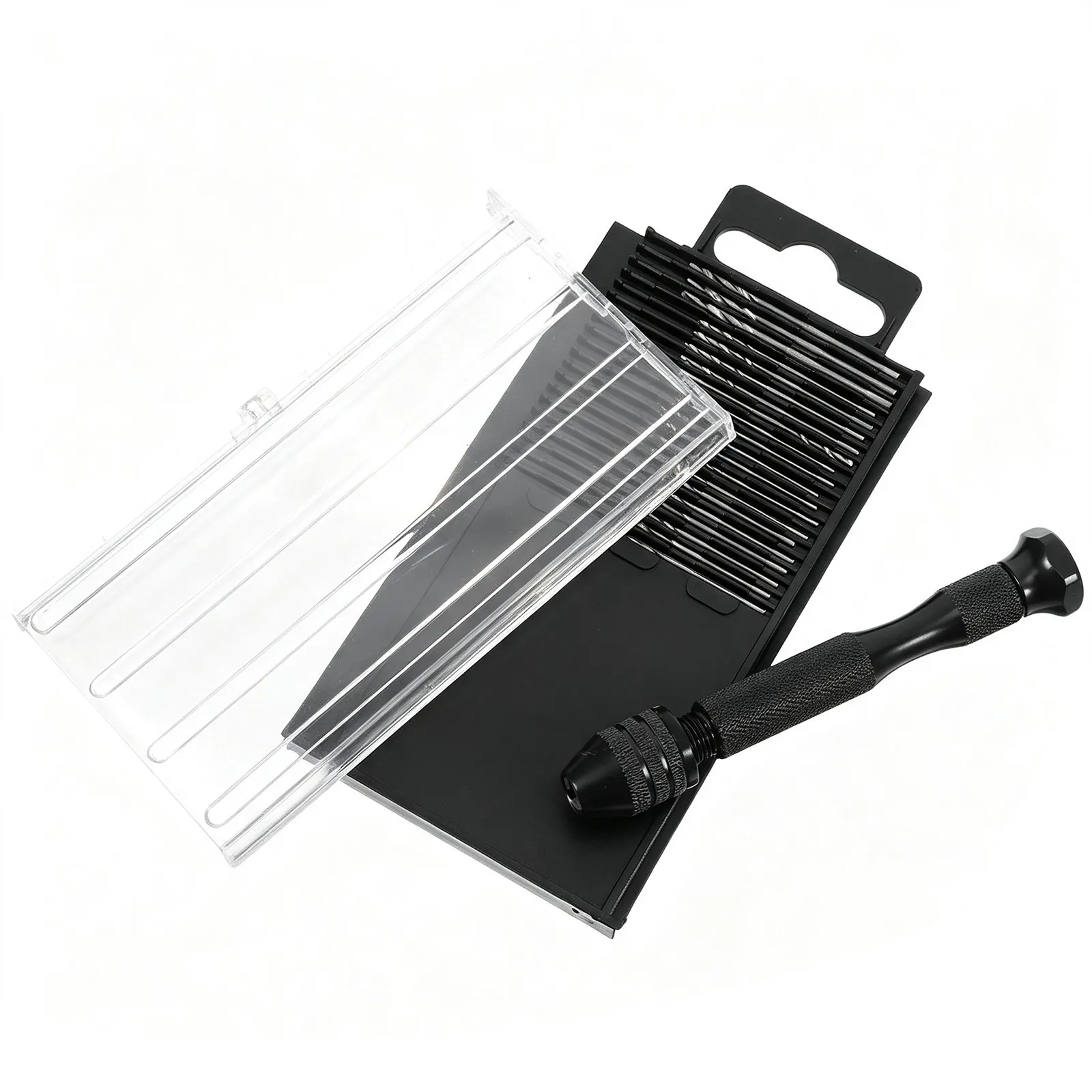 1Set Manual Handheld Drill Precision Pin Vise for Woodworking Jewelry Beads Resin Small Craft Projects Manual Woodworking Drill